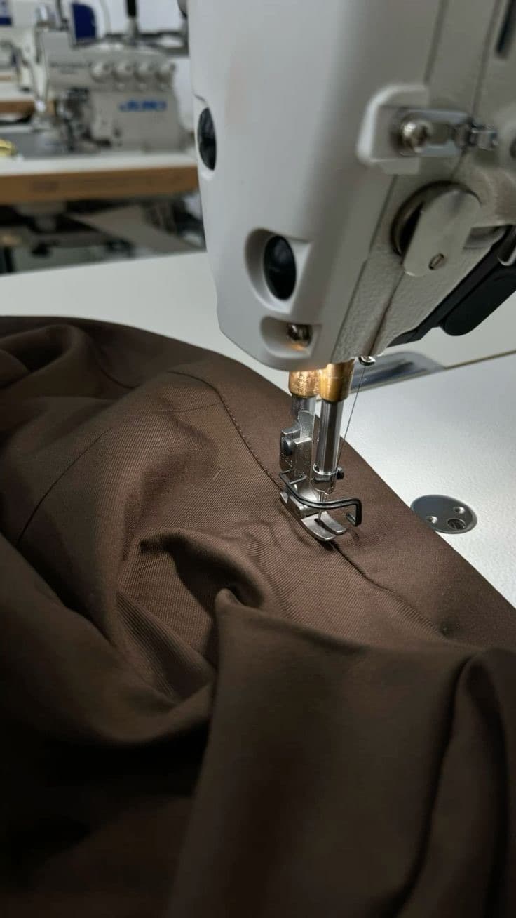 Garment assembly at a partner factory in Pakistan